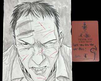 Signed Ben Templesmith 5 Days To Die Original Art
