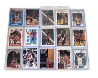 15 Assorted Michael Jordan Basketball Cards