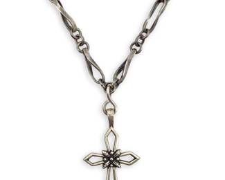 Sterling Silver Cross Pendant Necklace