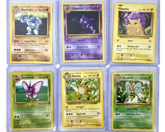 6pc 2016 Pokemon Cards