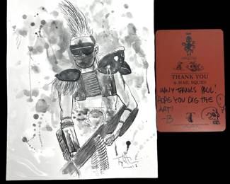 Signed Ben Templesmith Mad Max Original Art