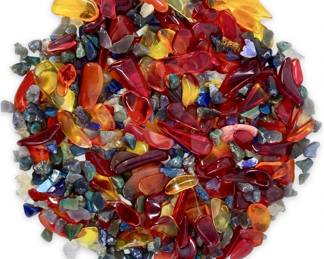 Mixed Mexican and Australian Opal Gemstones