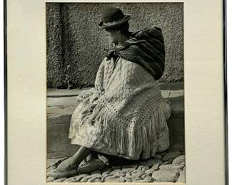 Vintage La Paz, Mexico B&W Photograph **