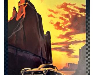Hand Signed Ed Mell 93â Copperstate Event Poster