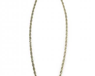 Phenomenal Sterling Silver French Twist Rope Chain