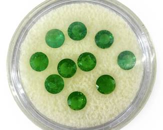10pc Diopside Gemstone Collection