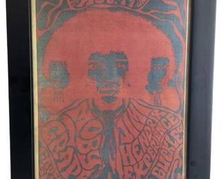 Original Jimi Hendrix Concert Poster 1967