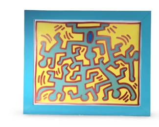 Keith Haring Growing II Abstract Serigraph