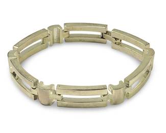 Awesome Sterling Silver Hinged Link Bracelet