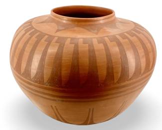 Signed Jem-MM 1981 Clay Pottery Pot