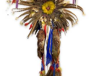 Native American Taxidermy Pheasant Headdress