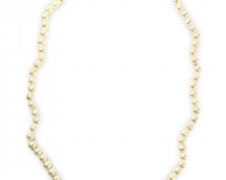 Superb 14Kt Gold Clasp Natural Pearl Necklace
