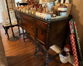 Antique mahogany buffet/sideboard by Tomlinson chair manufacturing company in NC