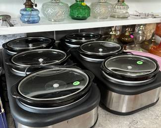 Triple buffet warming sets