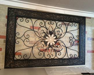 Metal wall decor