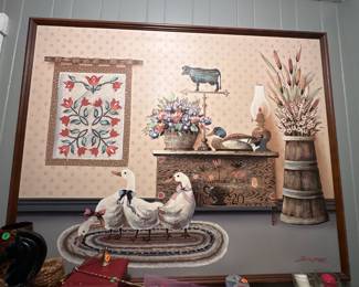 Vintage painting 80s era by Jasper