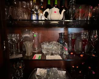 Vintage glassware misc
