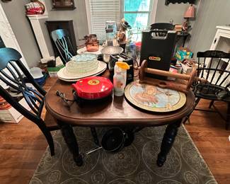 Dining table and chairs