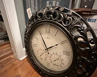 Heavy metal wall clock