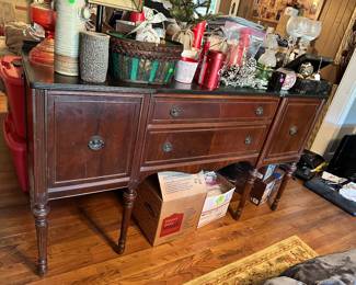 Solid wood mahogany vintage buffet/ sideboard