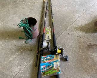 Daiwa Beef Stick B661MHR Master Power 6000 Salmon Rods With Penn Reels