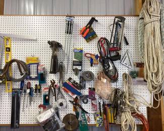 Hammers Hand Saws Ropes Bulbs And Other House Tools