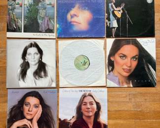 Collection Of 8 Vintage Vinyl Records Including Judy Collins