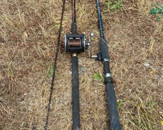 Daiwa Graphite With Penn Reel Daiwa Tubular Fiberglass Fishing Poles