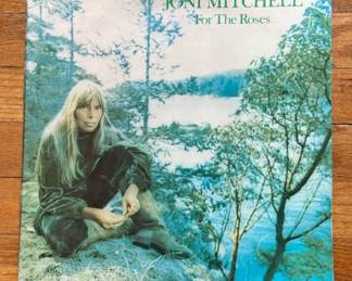 Vintage Joni Mitchell For The Roses Vinyl Record
