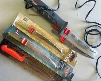 American Angler Electric Fillet Knife With Spare Blades