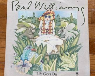 Vintage Paul Williams Life Goes On Vinyl Record