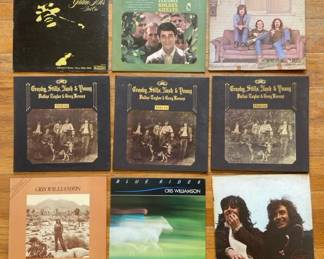 Collection Of 9 Vintage Vinyl Records Including Cris Williamson Dionne Warwicks And More