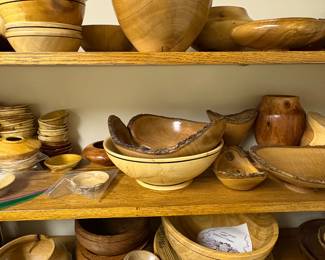 Handmade wood bowls