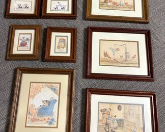 Peggy Dickey signed prints