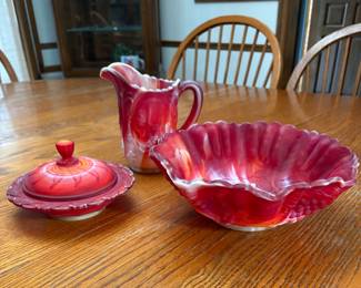 Imperial End o’ Day Ruby glassware