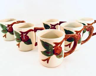 FRANCISCAN APPLE BLOSSOM MUGS
