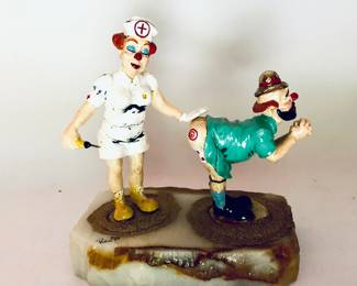 RON LEE CLOWN FIGURINE