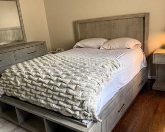 Aspen Home platform bed (65" W x 88" D x 52" H)