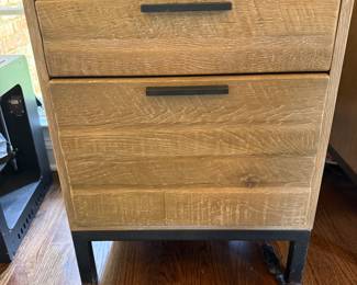 Arhaus Palmer oak 2-drawer file