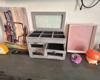 glass top jewelry box