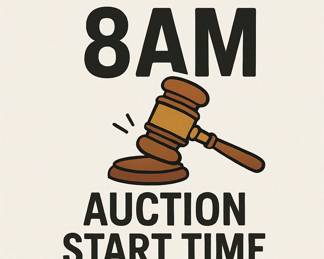 8AM Auction Start Time
