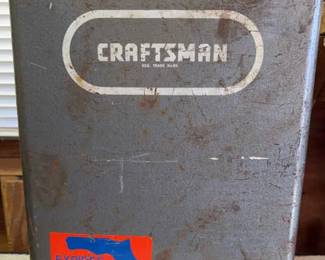 Vintage Craftsman Utility Drill in Metal Case