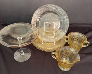 Yellow Depression Glass