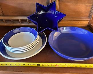 Davita Star Bowl Platter And Italian Bowls