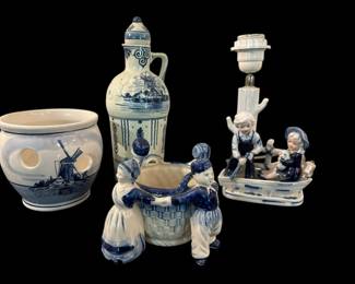 Blue Delft Danish Porcelain and More