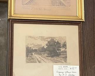 Etchings And An Engraving
