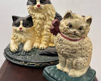 Cast Iron Cat Door Stops