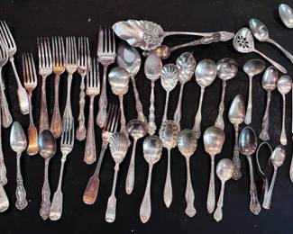 Vintage Silverplate Flatware Variety