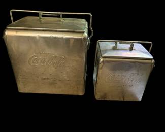 Vintage CocaCola Bottle Coolers