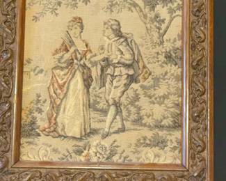 Framed Courtship Tapestry